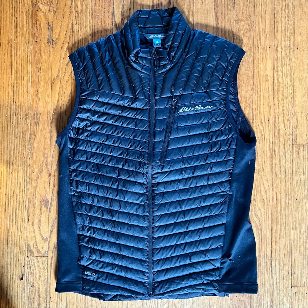 Eddie Bauer First Ascent Black Goose Down Vest